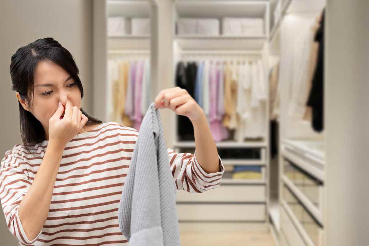 Odore di muffa sui vestiti, come rimuoverlo senza rovinarli
